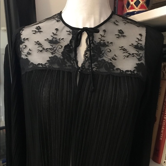 Saks Fifth Avenue Jackets & Blazers - Lovely Black and Lace Bolero Saks Fifth Avenue Jackets & Blazers - Lovely Black and Lace Bolero